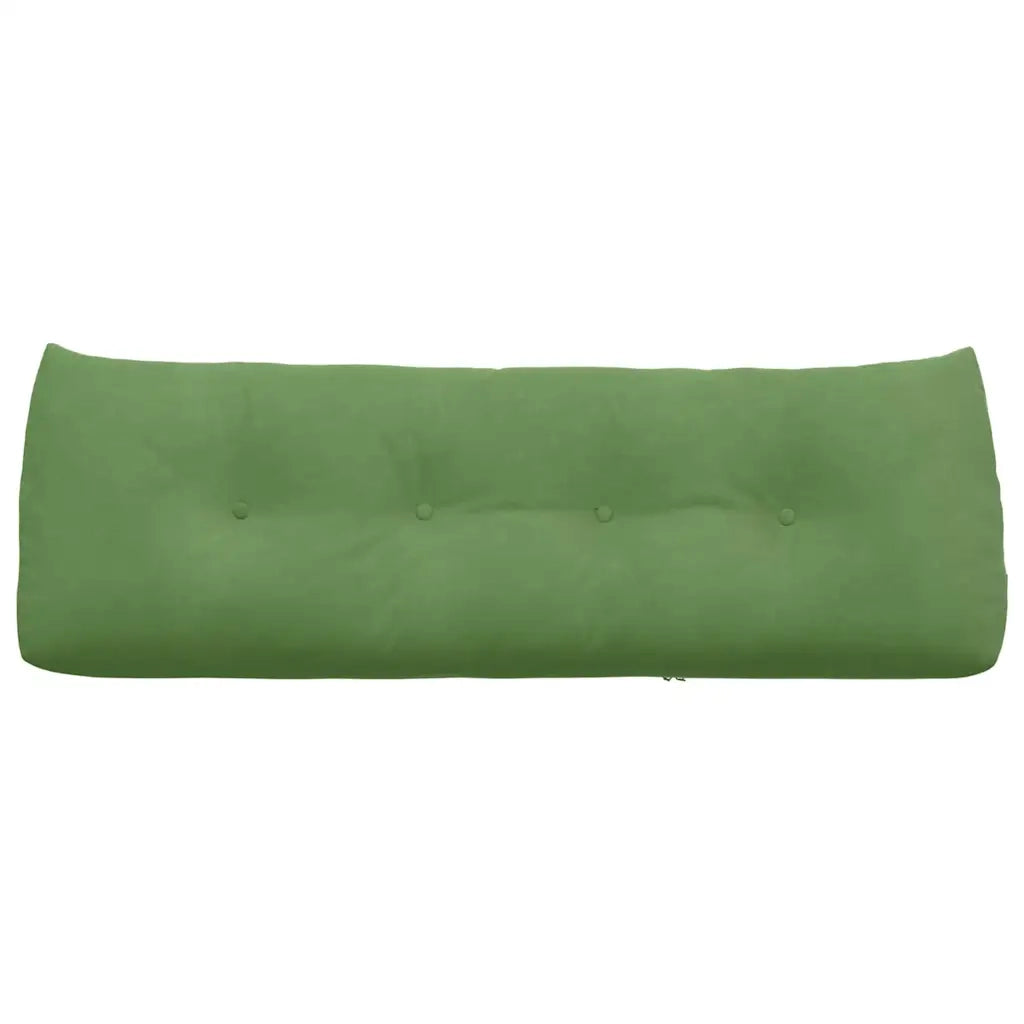 Cuscino per Schiena | Cuscino dorsale Verde chiaro 140 x 24 x 50 cm Velluto