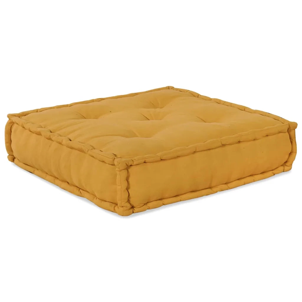 vidaXL Cuscino 4 pcs Giallo 70 x 70 x 54 cm Poliestere