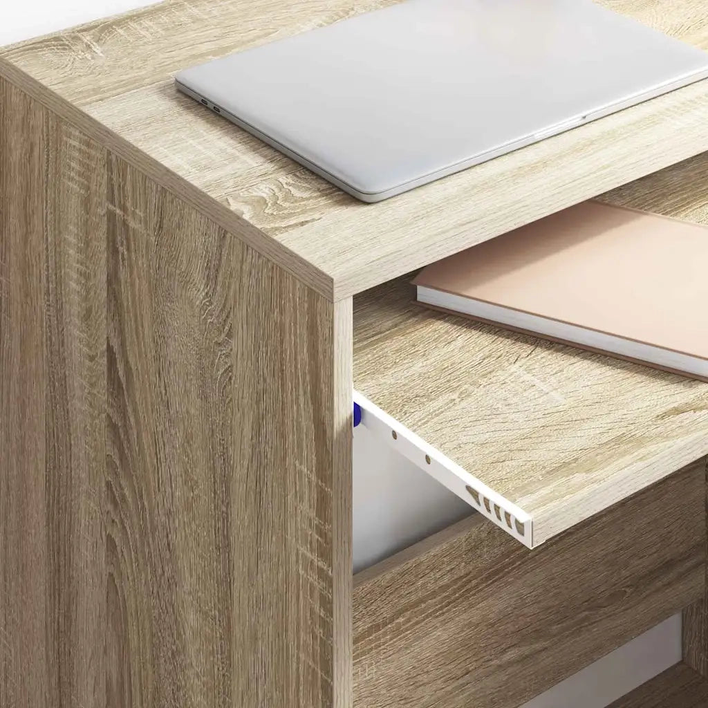 Scrivania | Tavolo da Ufficio Rovere Sonoma 77.5 x 43 x 79 cm Legno multistrato