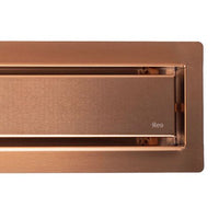 Scarico Lineare Rea Neox Pro Brush Copper 100
