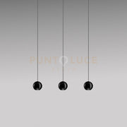 GUYA S/3 - SOSPENSIONE 3 LUCI A LED LINEARE 3000K 1525LM 24W NERO