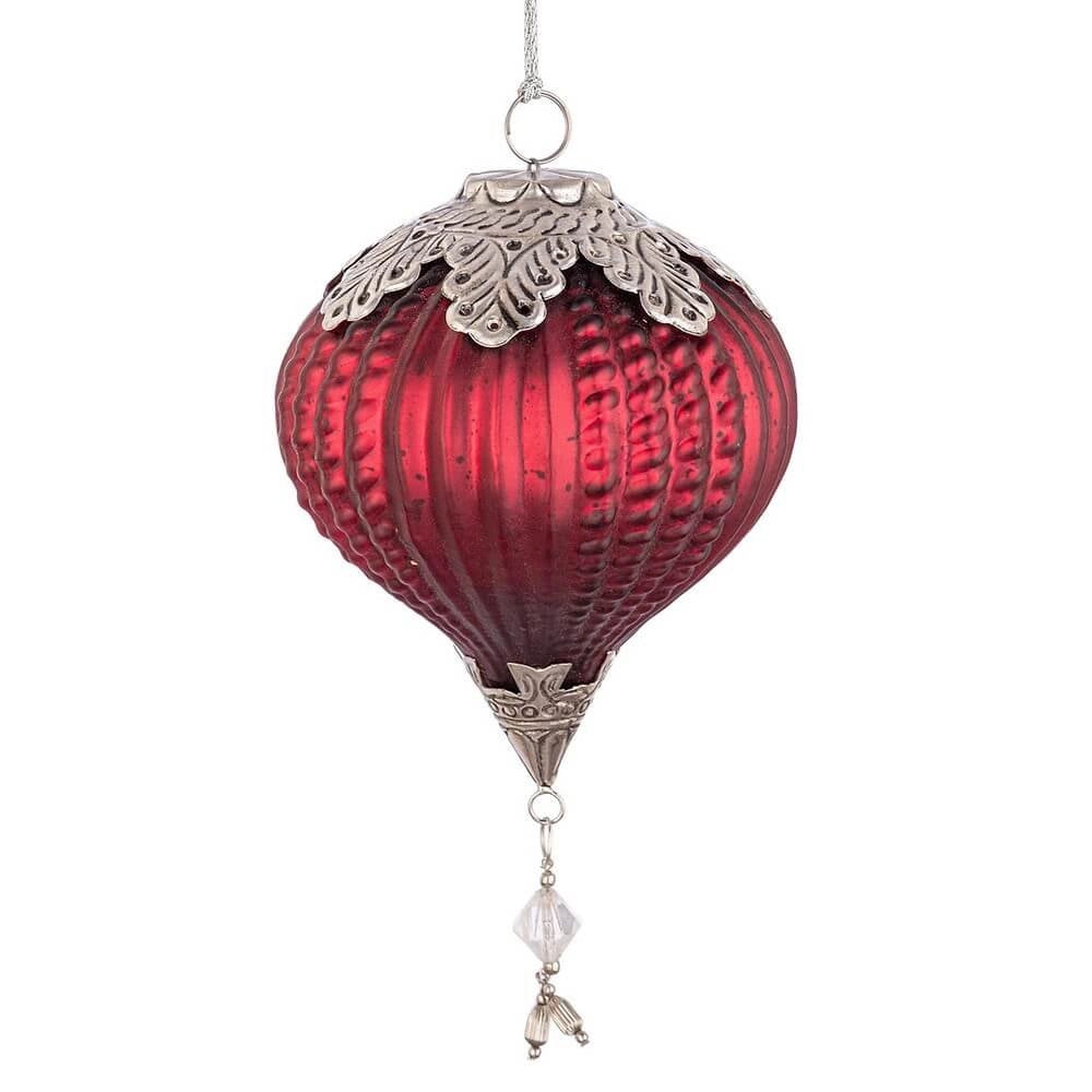Pendaglio Fascinate Design Rosso Opaco D120mm (8 Pezzi)
