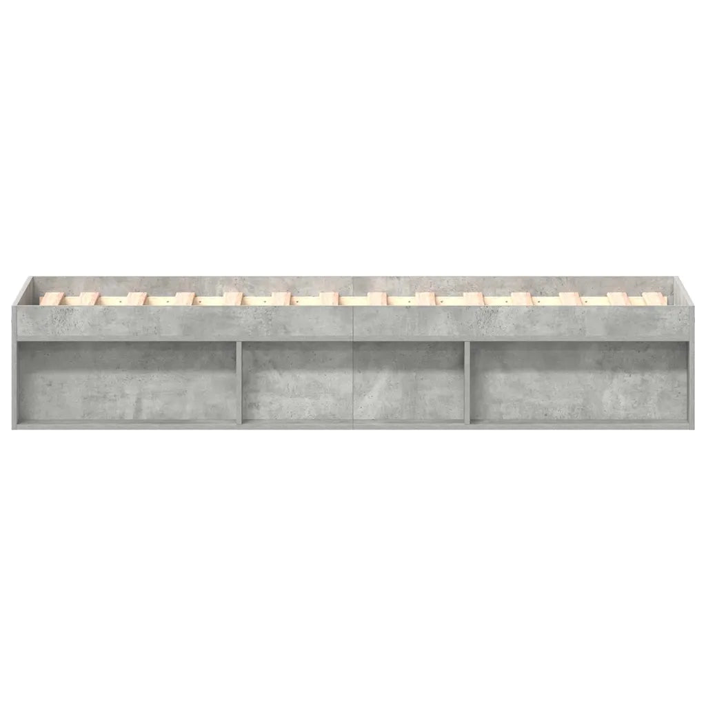 Giroletto-Struttura Letto Grigio Cemento 90x190 cm