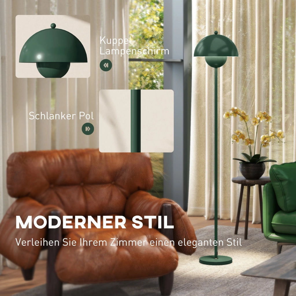 Lampada da terra ¨C zephmum ¨C Verde, Stelo in acciaio, 150 cm