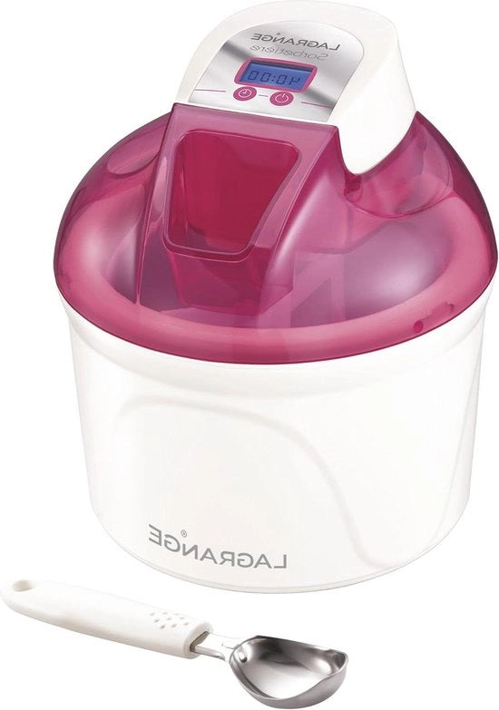 Macchina per fare l'ice 12 W display LCD, contenitore 15 l lamponi - Potente macchina per fare l'ice