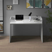 WHOUS Scrivania Easy bianco lucido 100x50x75 cm