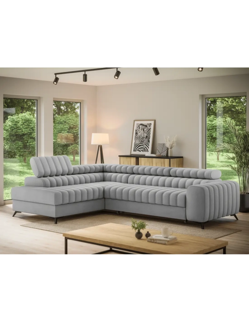 Divano ad angolo collezione KANEDOJO colore Grigio