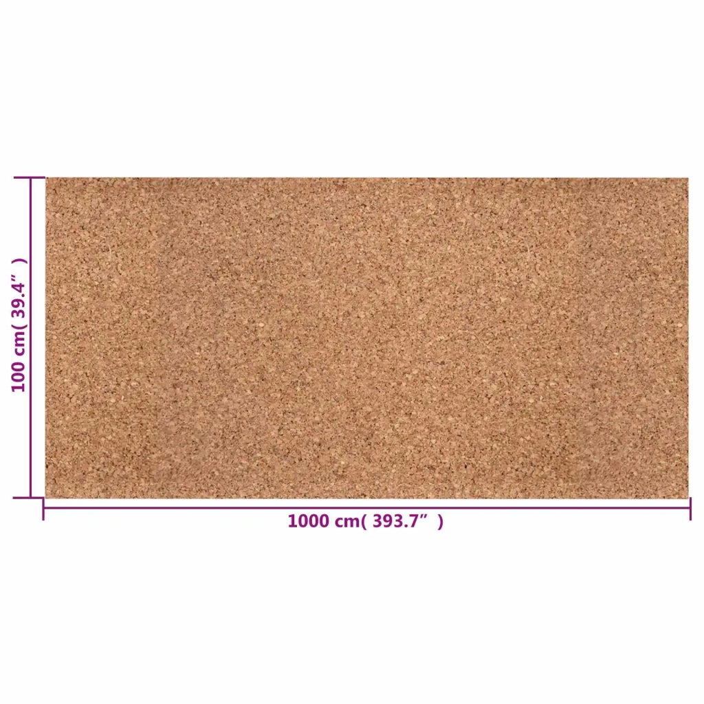Rotolo di sughero Marrone 100 x 1000 x 0,5 cm Sughero CFW8011981