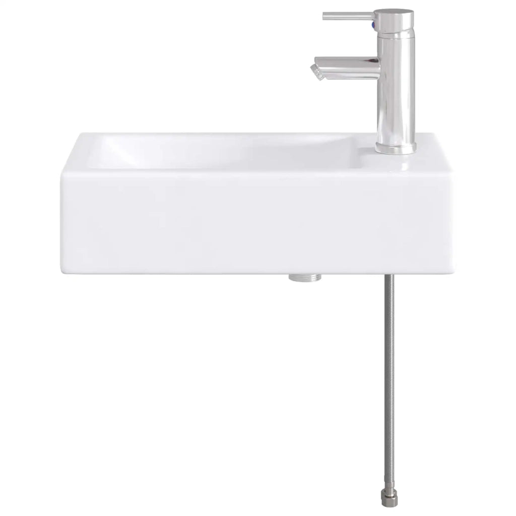 Lavabo da bagno Cromato 45,5 x 25,5 x 13 cm Metallo