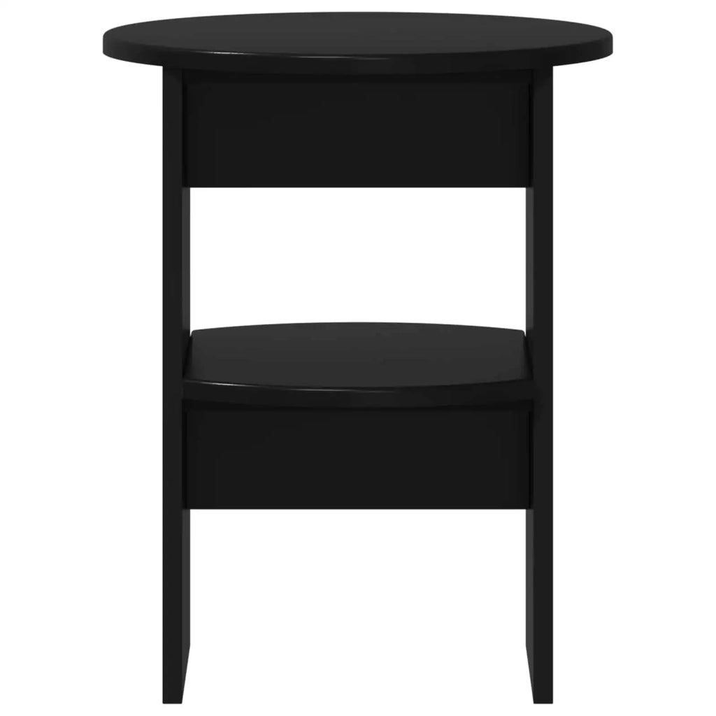 Mobile laterale Nero Ø40 x 50 cm Legno ingegnerizzato 899818