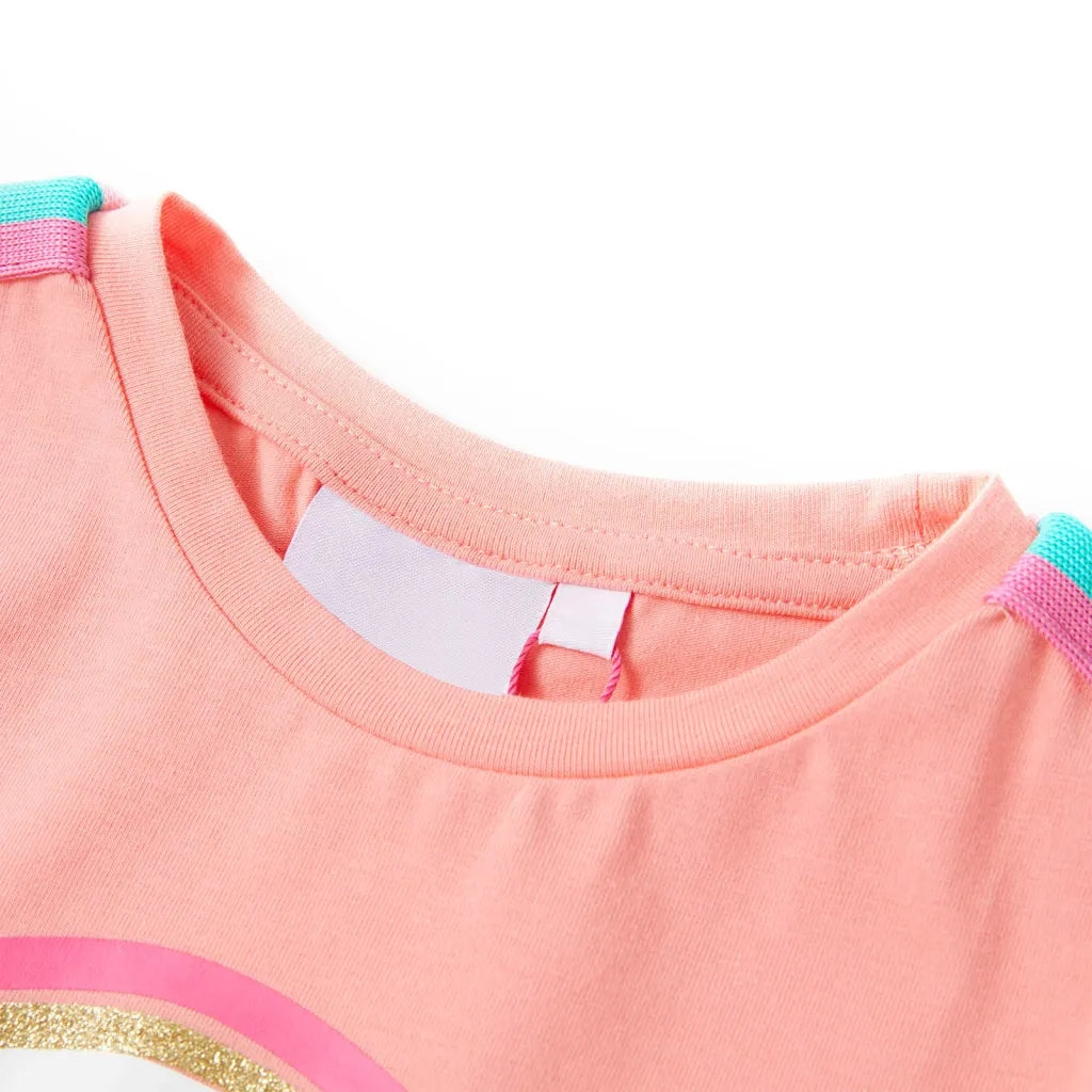 Maglietta da Bambina Corallo Chiaro 140cod mxl 85221