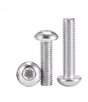 Viti a Torx/lenskopschroef M2 x 8 mm - 100 pezzi - Base a punta - Elevato momento di torsione - Viti a testa a punta