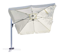 Ombrellone da Giardino Decentrato 3x4m in Alluminio e Poliestere Bianco