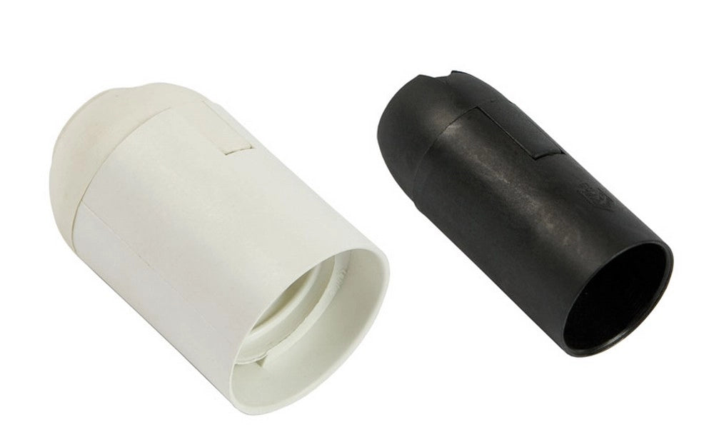 10pz portalampada  attacco e27 - bianco cod:ferx.vit22741