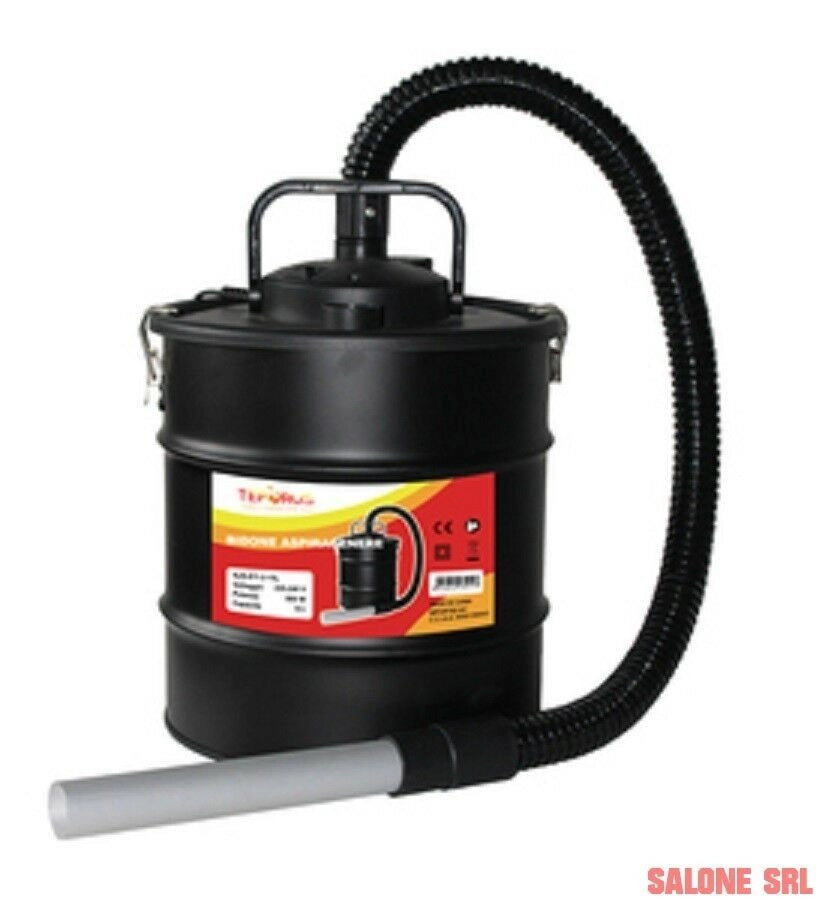 BIDONE ASPIRA CENERE FUOCOVIVO 800 W  LT.15 PER STUFE E CAMINI
