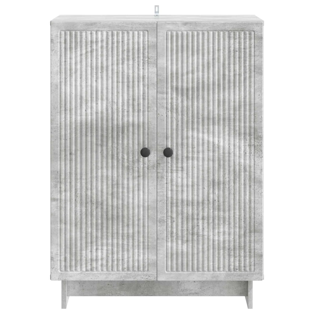 Credenza Grigio Cemento 66 x 34,5 x 90 cm Legno ingegnerizzato 893898