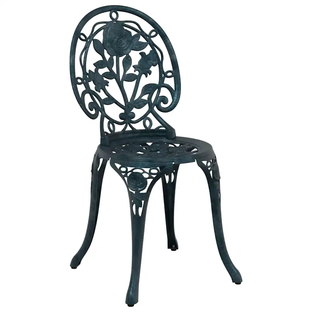 Set Bistro da Giardino 3 pcs Verde Alluminio 42002389