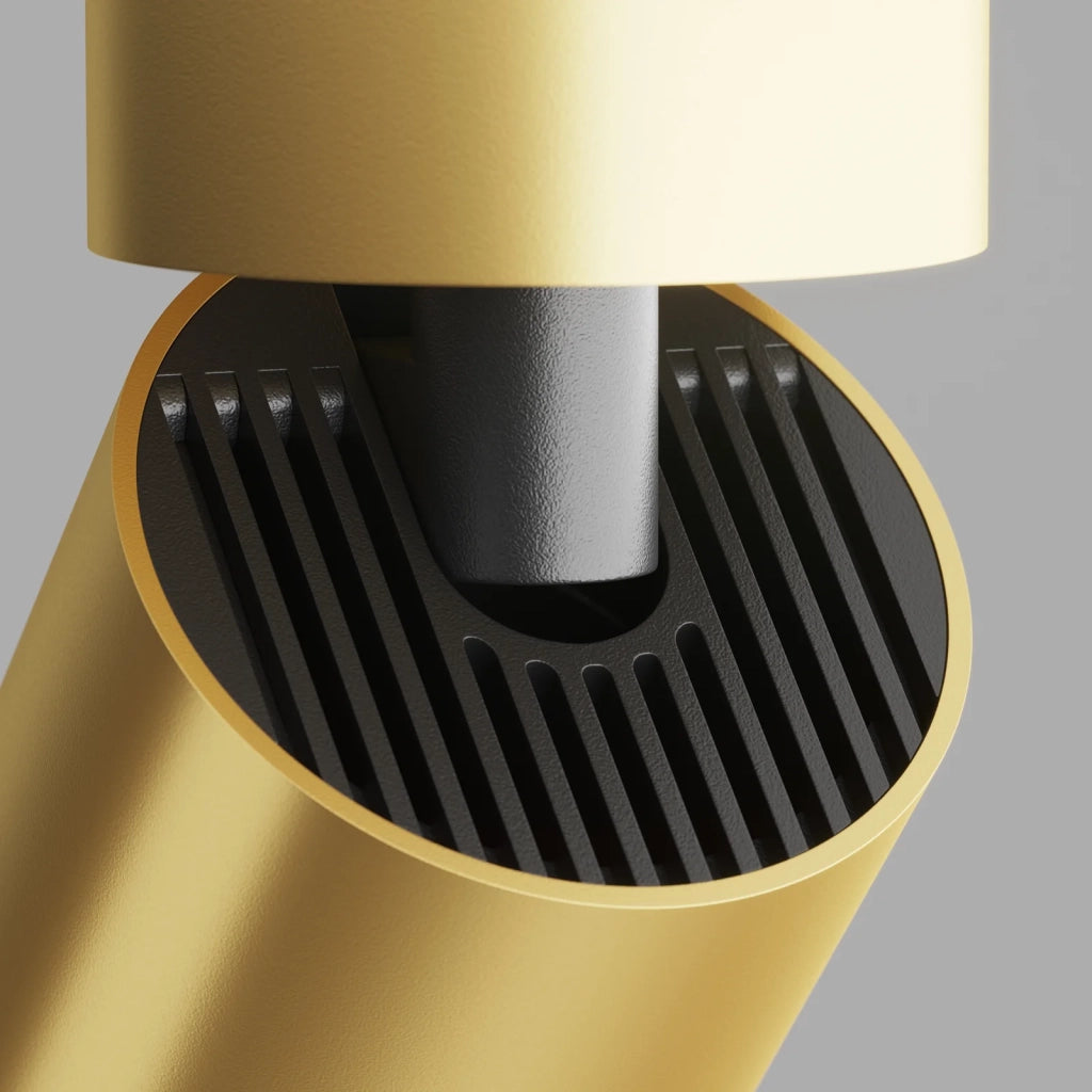 Maytoni Lampada da soffitto moderna FOCUS S 1 luce GU10 oro metallo