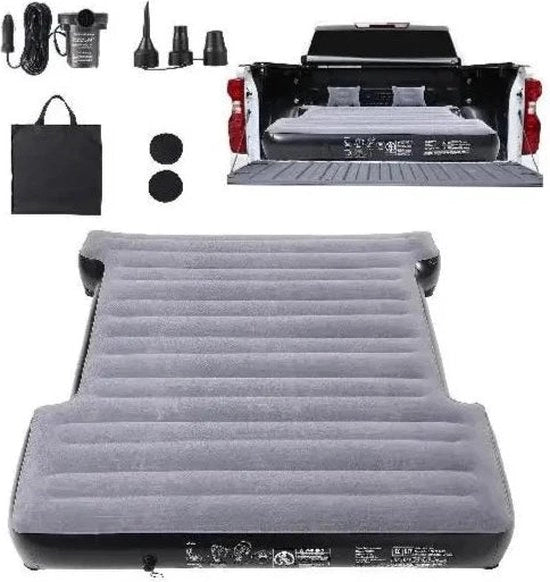Matras Opblaasbar per Auto - Inclusa Pomp Elettrica - Ideale per Campeggio - Borsa di Trasporto Inclusa