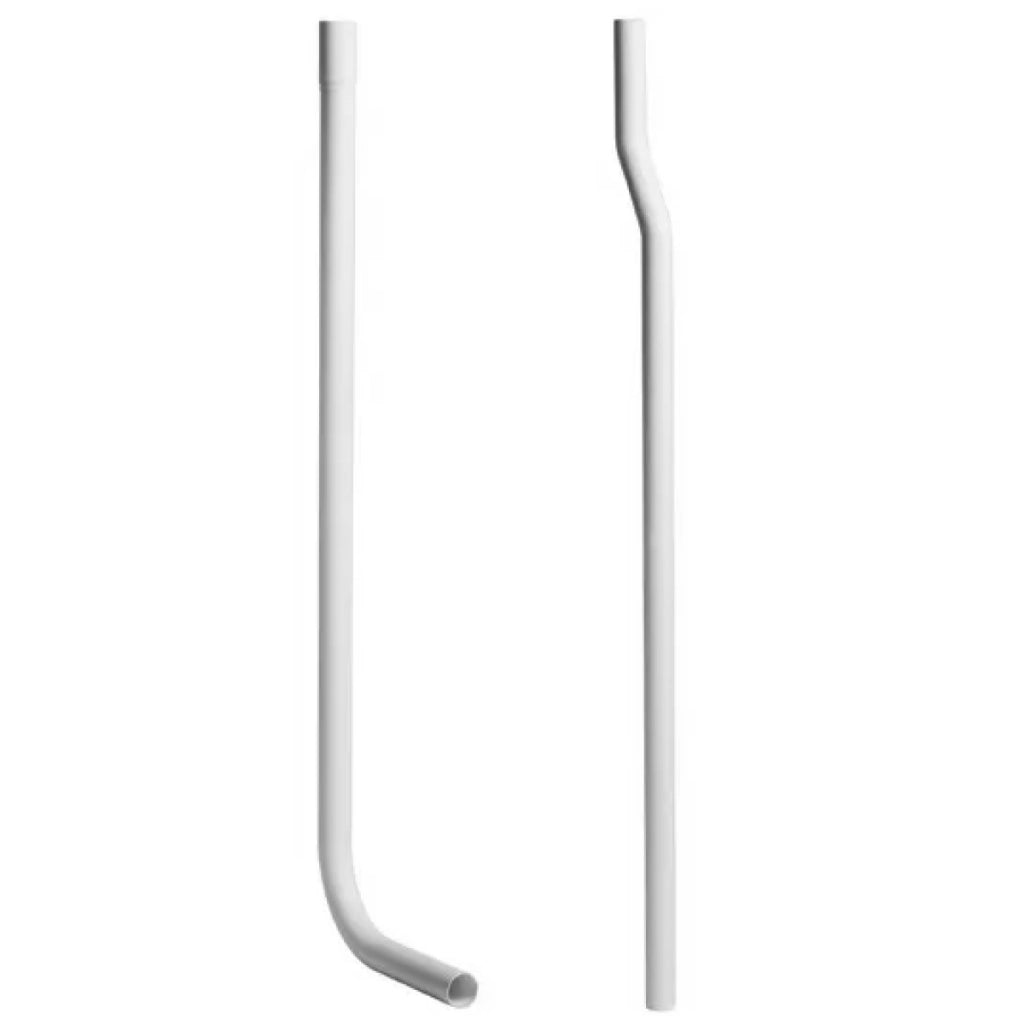 Coppia tubi 80cm per cassetta alta in pvc CR