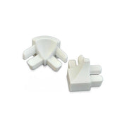 Raccordo per sguscio in plastica bianco : Modello - INTERNO H10MM