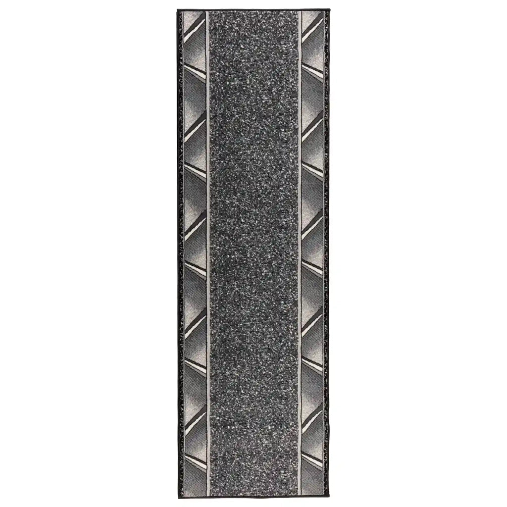 Tappeto Runner FLORNES Tessuto Grigio 80 x 150 cm PP 7 mm 42057408