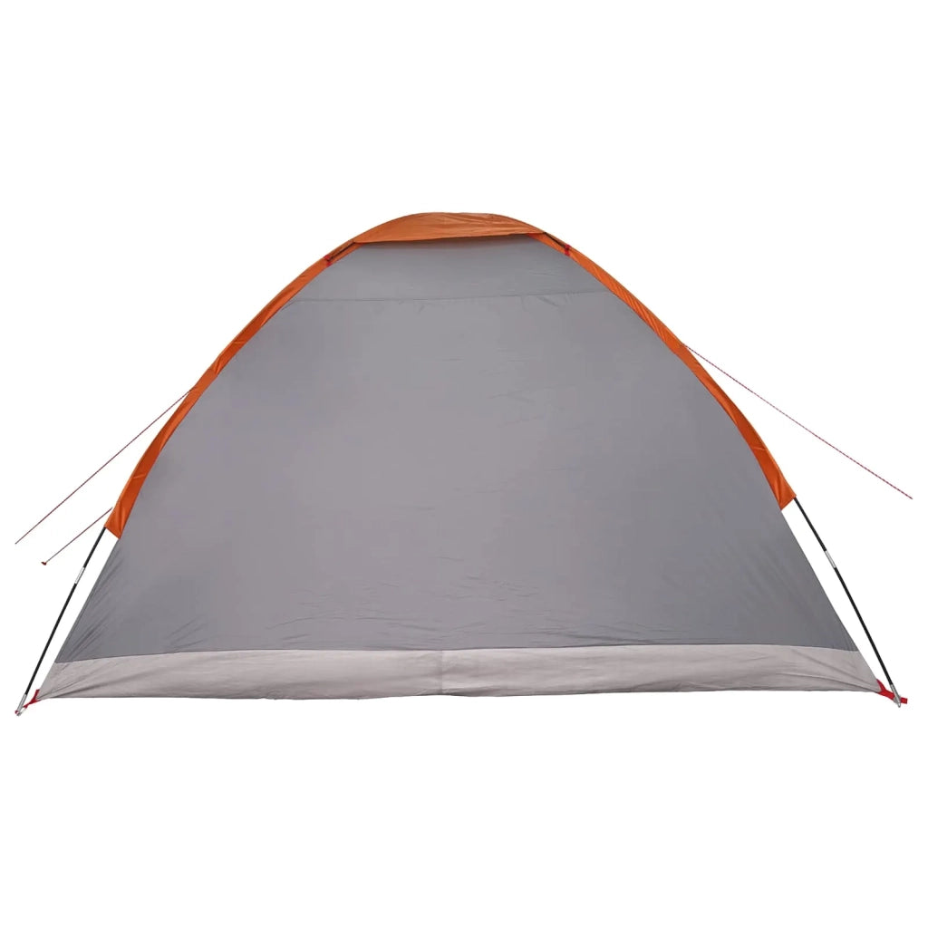 Tenda da campeggio con tetto Grigio e arancione 4 persone 42028649