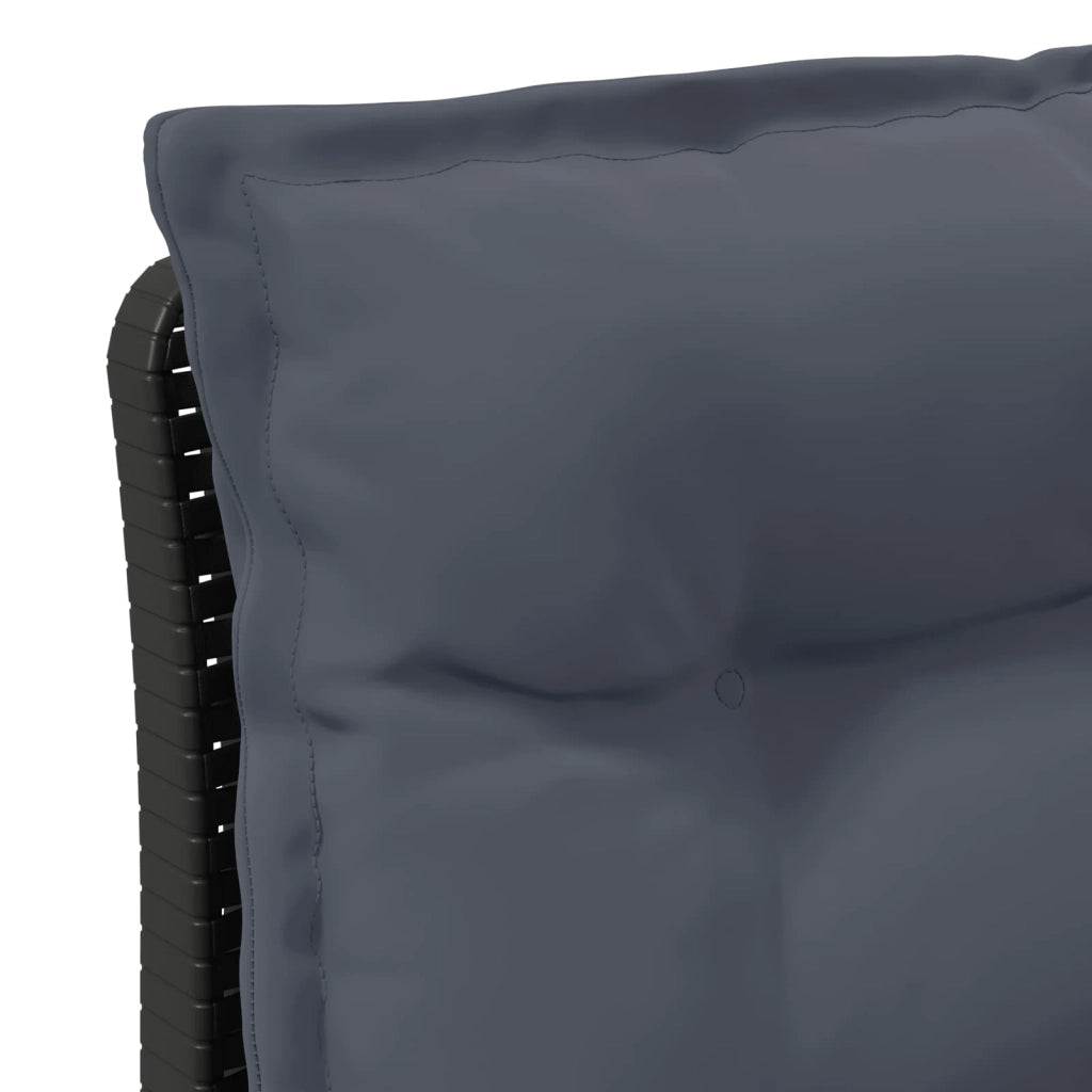 Divano da giardino 3 posti con cuscini in look rattan PP 8011907