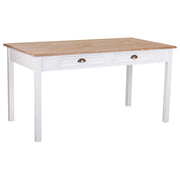 Tavolo in legno bianco 150x80x78h