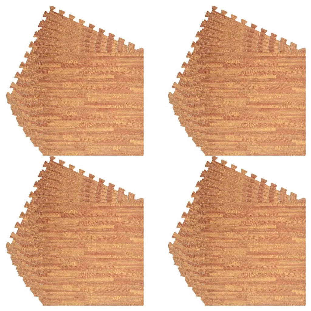 Tappetino per piscina 24 pz legno 8,64 ㎡ Schiuma EVA 3433279