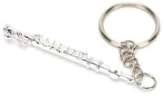 Sostituto di Chiave Decorativo Replica di Un Flauto - Decorazione per la Casa - Sostituto di Chiave per Adulti - Sostituto di Chiave in Argento - Piccolo e Leggero - Elegante e Pratico