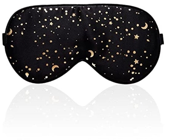 Slaapmasker in Seta con Cintura Regolabile - Protezione Oculare di Lusso per un Sonno Profondo