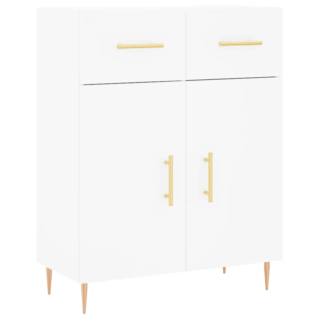 Credenza Bianca 69,5x34x180 cm in Legno Multistrato 3198521