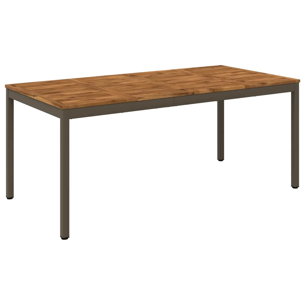Tavolo da cena da giardino Naturale e Caffè 147 x 88,5 x 75 cm 901324