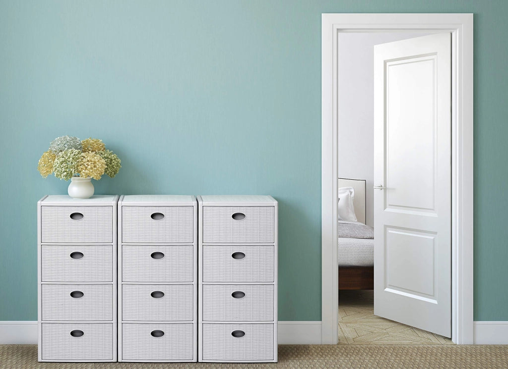 Cassettiera Elegance in Polipropilene 40 CMX40X80H. Bianco Stefanplast