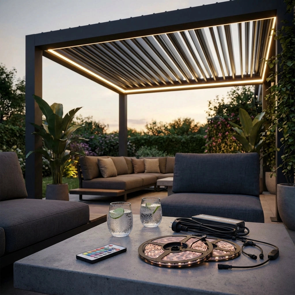Led rgb per pergola bioclimatica - TONY