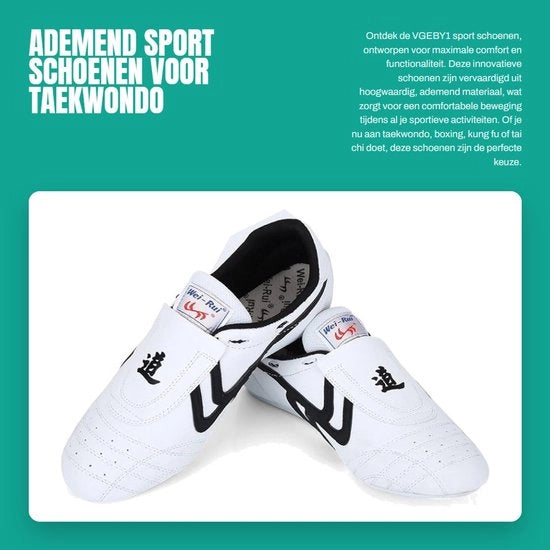 Scarpe da Sport Ademend - Peso Leggero - Comfortevole - Taekwondo/Boxing/Kung Fu - Suola Antiscivolo in Gomma - Flessibile - Scarpe da Allenamento