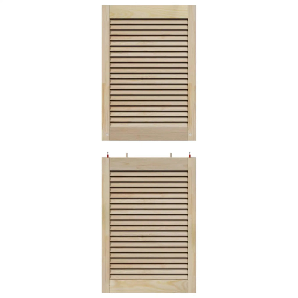 Porta per Armadio 4 pcs Naturale 49,5 x 2,1 x 140,5 cm 3394498