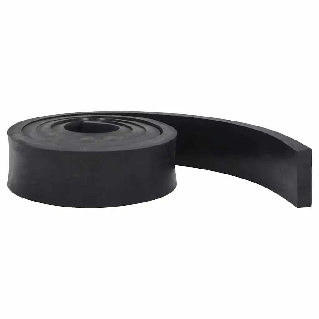 vidaXL Bordo in Gomma per Spazzaneve Nero 250x8x2 cm