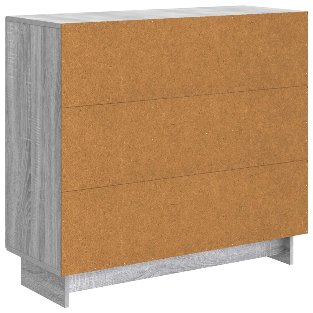 Credenza Grigio Sonoma 89 x 34,5 x 80 cm Legno ingegnerizzato 893961