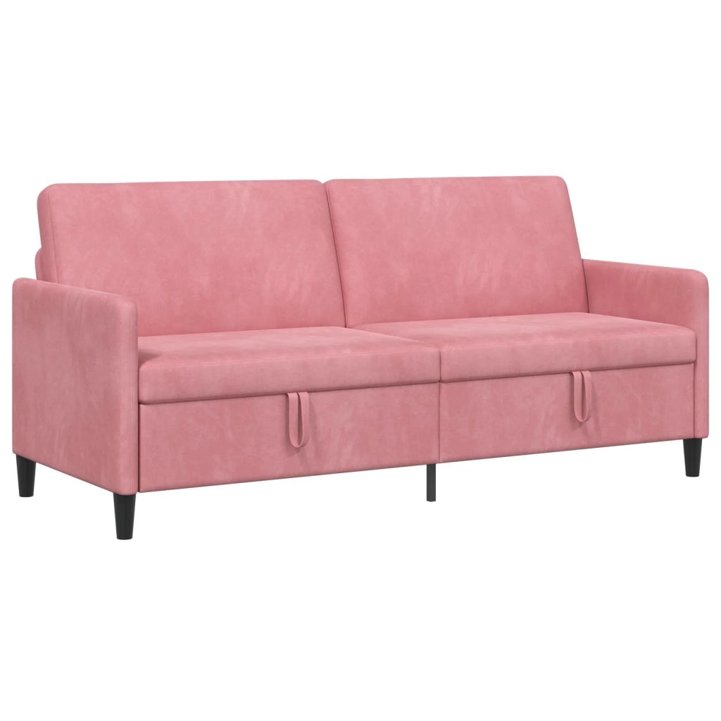 Divano con Storage Rosa 192 x 78 x 87 cm Poliestere 42036993