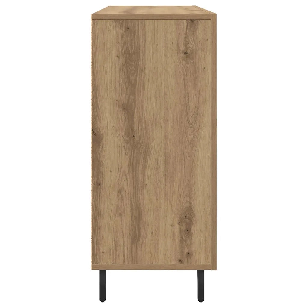 Credenza-Buffet-Armadio da cucina Rovere artigianale 90 x 34 x 80 cm Legno multistrato 978503