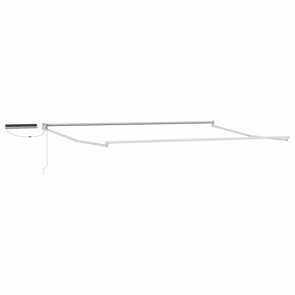 Tettuccio Elettrico Retrattile Grigio e arancione 5 x 3 m 3420016
