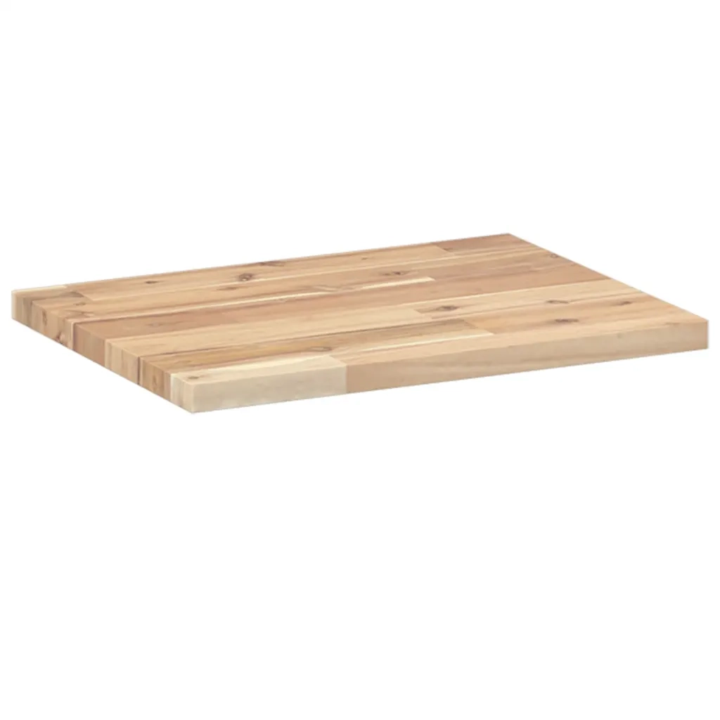 Mensole da Parete 4 pz 40x30x2 cm Legno Acacia Non Trattato 3279366