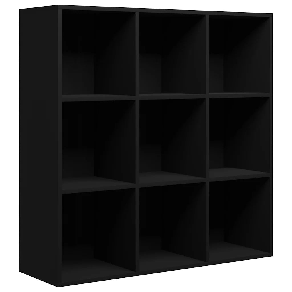 Libreria Nera 98x29x97,5 cm in Legno Multistrato 801126