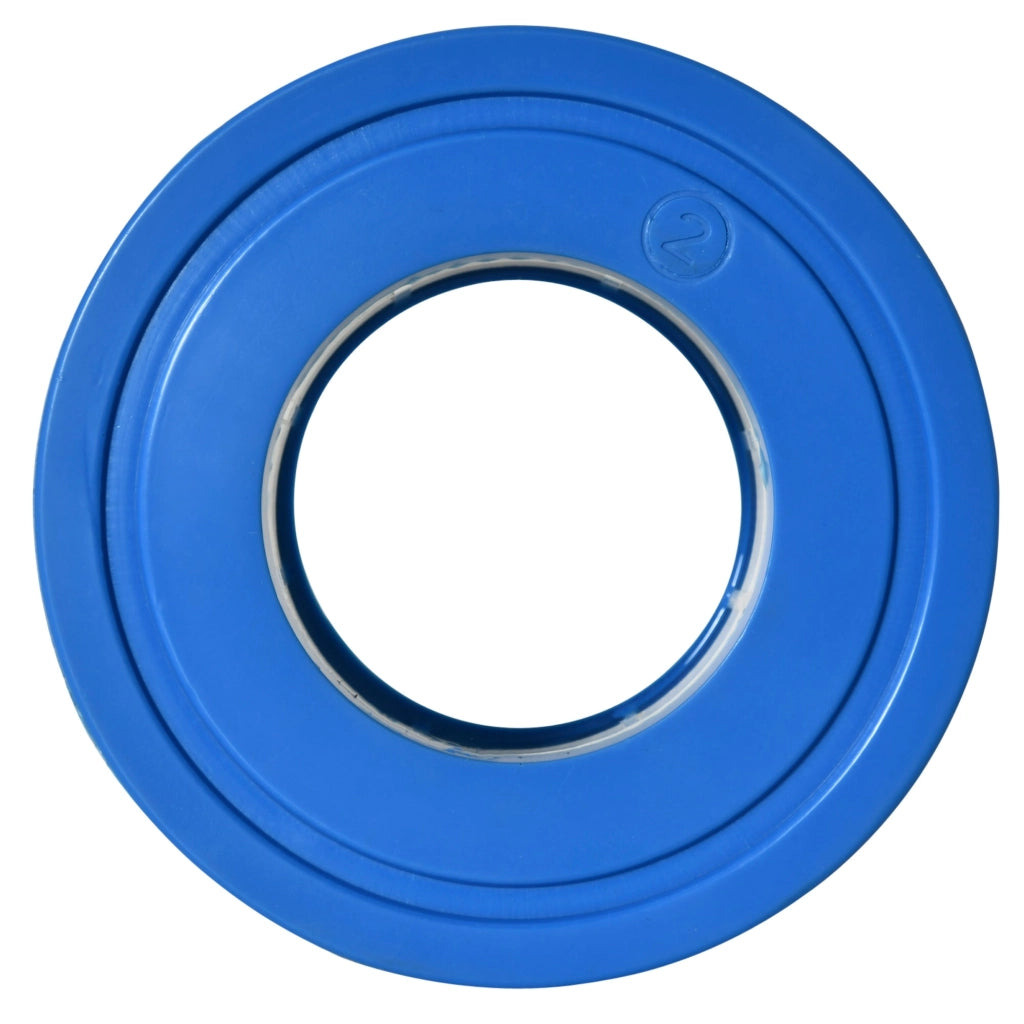 Set 6 Filtri per Piscine e Spa Gonfiabili  Ø10,5x8 cm in Tessuto non Tessuto Blu e Bianco