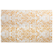 Tappeto da Esterni ARAKIL Arancione e Bianco 190x290 cm in PP 310463