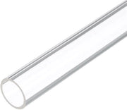 Tubi Acrilici 10 Pollici - Tubo Plastico Vetrato - 21 mm x 25 mm - Tubazioni Acqua - Illuminazione - Duraturo e Resistente al Tempo