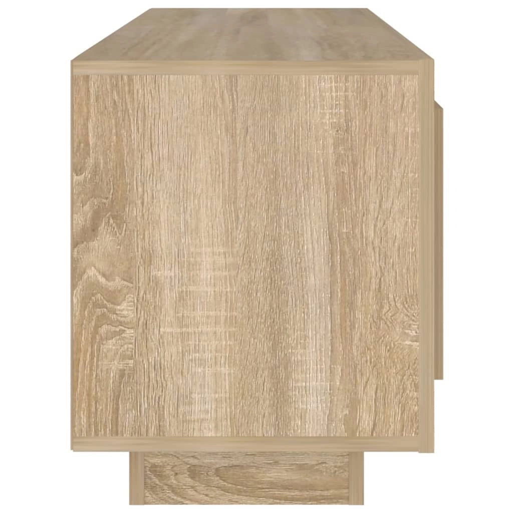 Mobile TV multimediale scaffale TV mobile TV sala da pranzo soggiorno camera da letto rovere Sonoma 102 x 35 x 45 cm legno ingegnerizzato marrone 02_0027437