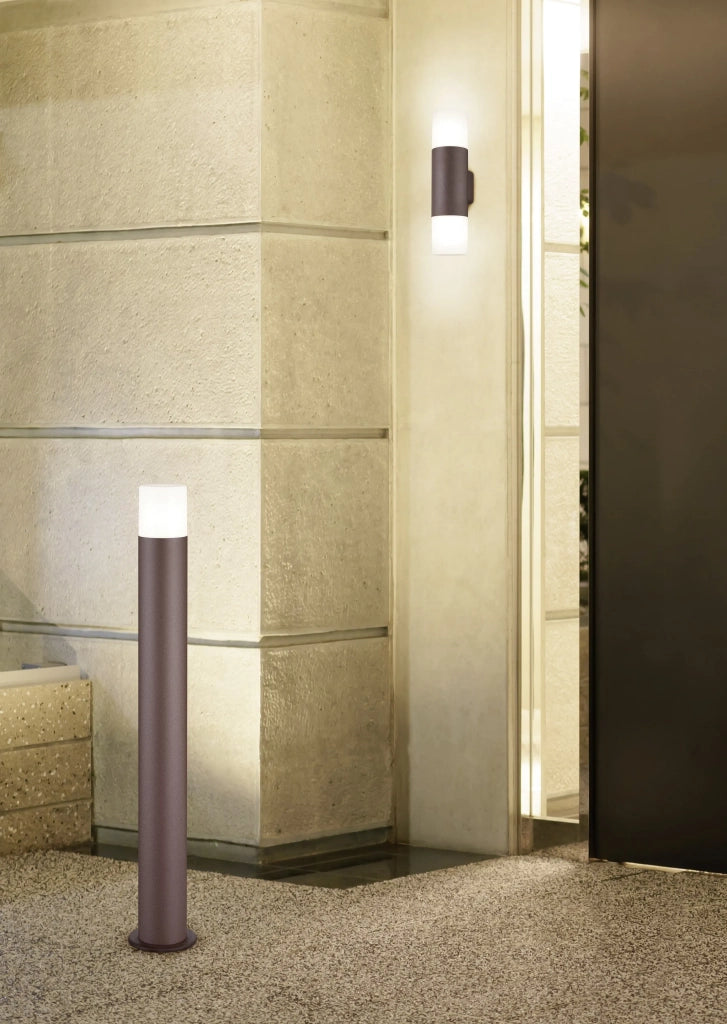 Applique da esterno doppio diffusore Hoosic